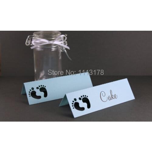 Baby Shower Place Names light blue boy Baby Shower Party table name card Baby Shower Ideas, Favor Gift Tags, Place Cards