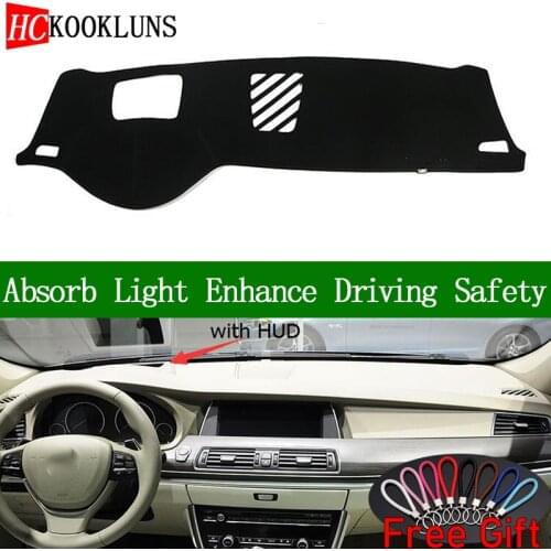 For BMW 5 series 5GT 2014 2015 2016 Dashboard Cover Sun Shade Dash Mat Pad Carpet Car Stickers Interior Accessories