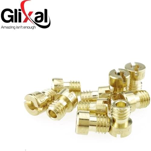 M5x0.80 GY6 125cc 150cc Carburetor Carb Main Jet 152QMI 157QMJ #105 #110 #115 #120 #125 #130 #135 Scooter Moped ATV (7 pcs)