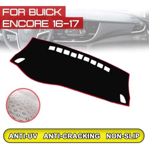 For Buick Encore 2016 2017 Car Dashboard Mat Anti-dirty Non-slip Dash Cover Mat UV Protection Shade