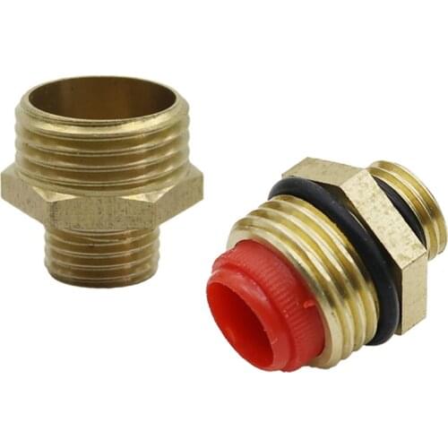 Brass Misting Nozzle Connector with 1/2" to 1/4" male thread Agricultural tools Greenhouse Garden Sprinklers Fitting 6 Pcs