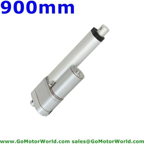 Mini linear actuator with Potentiometer position signal feedback 24V 12V 900mm stroke 900N 90KG load 80mm/s speed LA10P