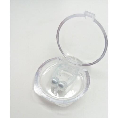 2/4 Pc Magnetic Anti Snoring Device Silicone Anti Snore Stopper Nose Clip Tray Sleeping Aid Apnea Guard Night Device With Case