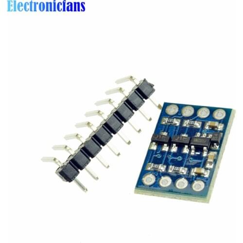 5Pcs IIC I2C Level Conversion Sensor Module 5V-3V System Level Converter With Pins For Arduino