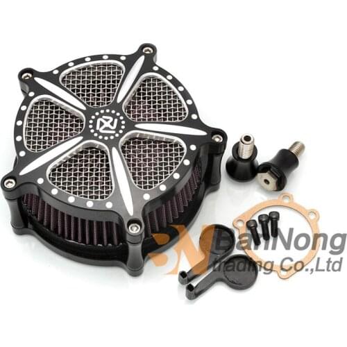Motorcycle CNC RSD logo Air Cleaner Filter For Harley Dyna Sportster Iron XL 883 1200 48 72 Touring Road King Electra Street