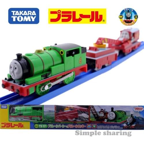 Takara Tomy Tomica TS-17 Trackmaster Rocky Baby Train Model Kit Diecast Educational Track Toys Pop Child Bauble