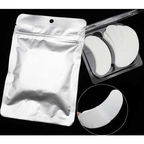 10 Pairs Patches for Building Hydrogel EyePads Eyelash Extension Paper Stickers Lint Free Under Eye Pads Makeup Supplies