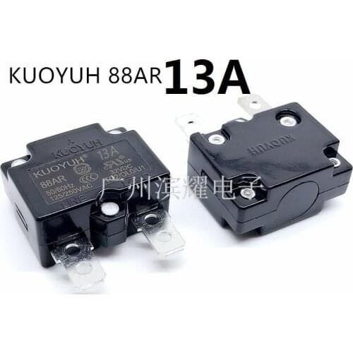 4Pcs Taiwan KUOYUH 88AR-13A Overcurrent Protector Overload Switch Automatic Reset
