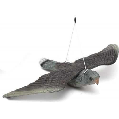 Realistic Flying Bird Hawk Pigeon Decoy Pest Control Simulation Animal Model Garden Scarer Scarecrow Villa Decoration Ornament