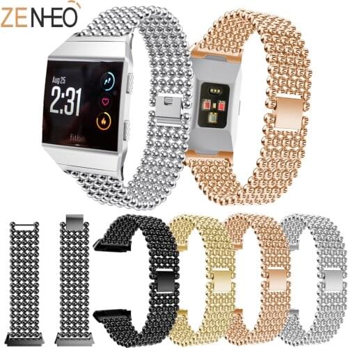 Alloy watch strap for Fitbit Ionic smart watch strap fashion Luxury replacement strap for Fitbit Ionic watch strap