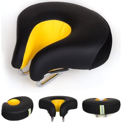 Five colors Noseless Bicycle Saddle Mountain Bike Thickened Super Soft Cushion Armless Bicycle Magic Cushion
