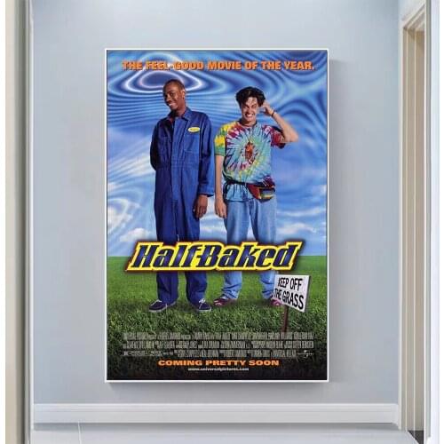 V0548 Half Baked Vintage Classic Movie Wall Silk Cloth HD Poster Art Home Decoration Gift