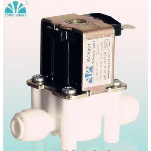YCWS10 Normally Closed High Pressure N/C AC 110V 2 Way 1/4 inch Whip RO Machine Drinking Fountains Water Solenoid Electric Valve
