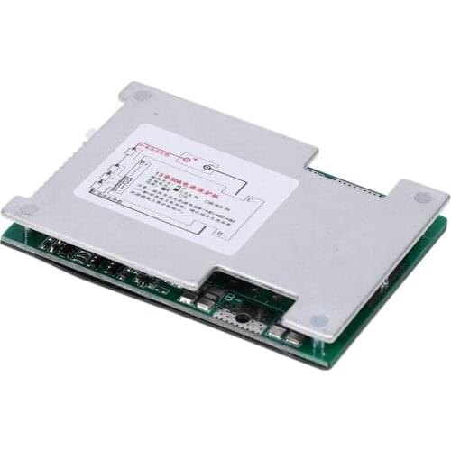 13S 48V 30A Li-Ion Lipolymer Battery Protection Board BMS PCB Board with Balance Heatsink for E-Bike EScooter