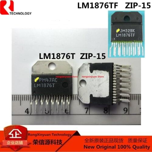 2 pcs/lot LM1876T LM1876TF ZIP-15 LM1876 Audio Power Amplifier Series 100% new imported original 100% quality