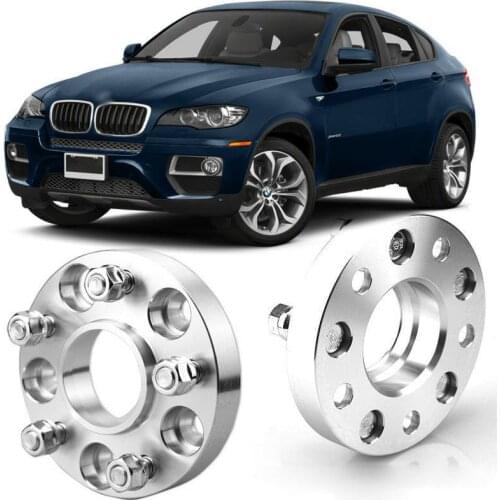 2pcs Wheel Spacers Centric Hub Adapters 5x4.7 74.1mm 14x1.5 Stud For BMW X6 2008-2013