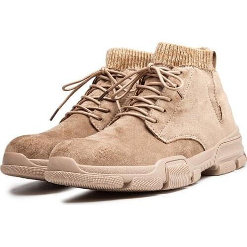 2019 Winter Warm Snow Boots Mens Casual Plus Velvet Warm Martin Shoes Hight-top Padded Shoes Men