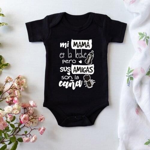 2021 Baby Bodysuit Fashion Newborn Funny Jumpsuit Infant Unisex Cute Print Short Sleeve Cotton Body Baby Playsuit Clothes
