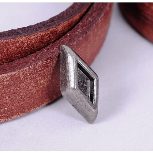 50X 15*8 Metal Diamond Rivets Stud Spikes Spots For Shoes Bags Belts Bracelets