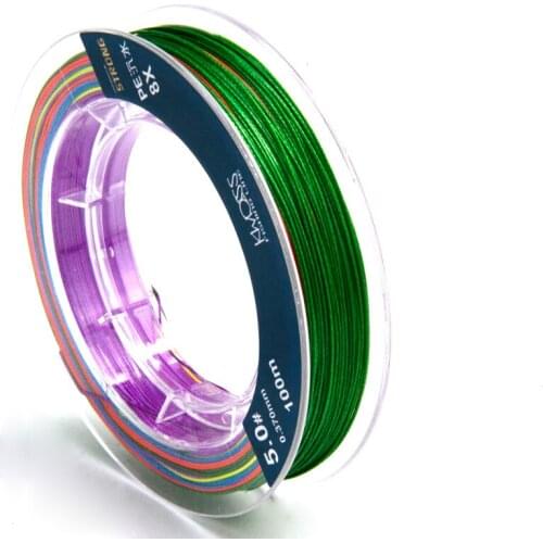 8 Strands Braided PE Fishing Line 100m 10-80LB Multifilament Smooth Fishing Line For Rock Wedkarstwo Line Angeln Fishing Tackle