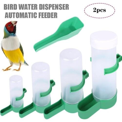 Birds Automatic Fountain Pet Drinking Water Dispenser Bird Drinking Fountain Feeder Drink Hanging Drinking Bottle Bird Supplies