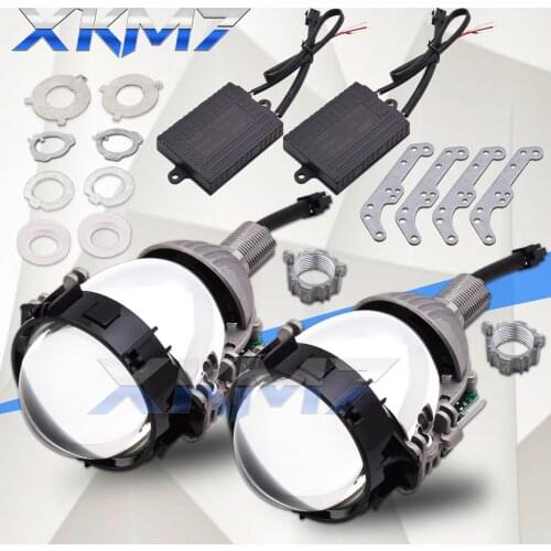 Bi-led Lens Angel Eyes H4 Projector Headlight Koito Q5 Hella 3R G5 Universal Retrofit For H7 H1 9005 9006 Car Lights Accessories