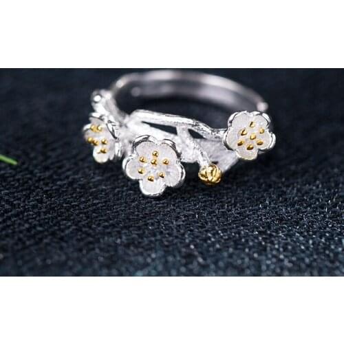 Bohemian Charm Boho Big Flower Rings For Women Lover Wedding Bridal Valentines Gifts Men Open Retro Antique Rings 2021