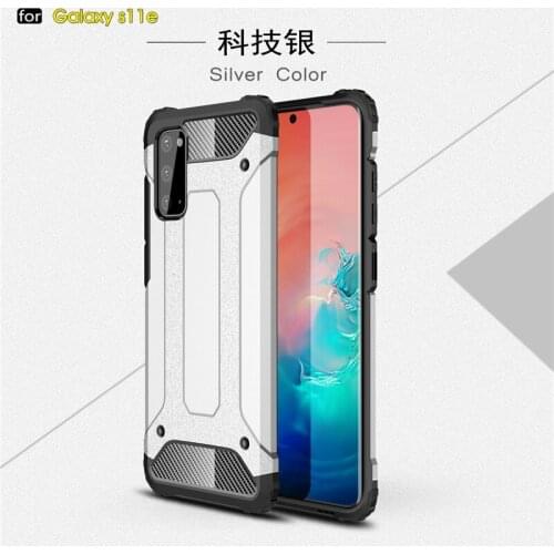 For Samsung Galaxy S20 Case For Samsung S20 Cover Anti-knock Soft Silicone + Hard Plastic Case For Galaxy S20 Fundas