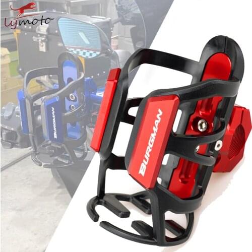 For SUZUKI BURGMAN AN 650 400 125 200 250 AN650 AN400 Motorbike Accessories Mount Holder CNC Aluminum Beverage Water Bottle Cage