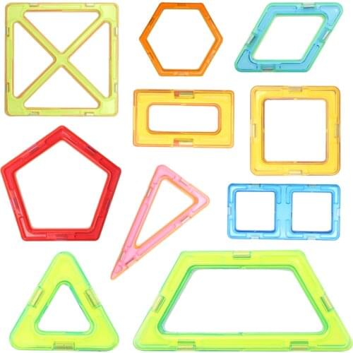 MylitDear Bulk Magnetic Designer Brick Magnetic Blocks Toys For Children Adult Develop Intelligence Irregular Shape Figures