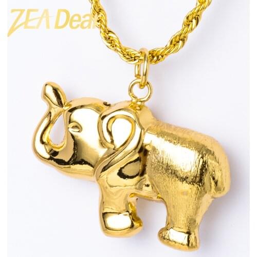 Diana baby Jewelry Fashion Necklace/Collar Elephant Pendant Copper Hollow Animal Cute Style Women Man High Quality Classic Gift