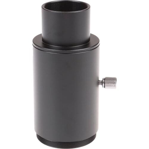 New Aluminum T2 Adapter Telescope Extension Tube 1.25 inch Telescope Mount Adapter Thread T-Ring for Canon/For Nikon DSLR Camera