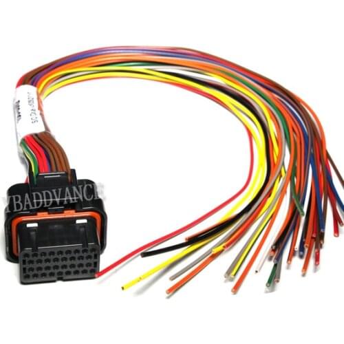 Wire Length 400mm Loom A Female 34 Pin Auto Wire Harness Connector Suppliers