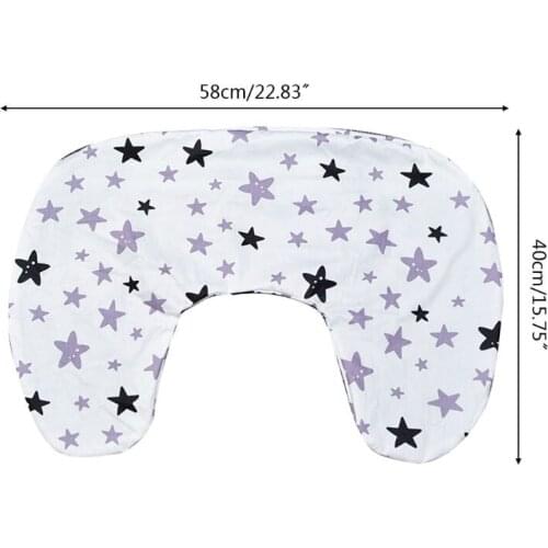 Detachable Nursing Pillow Cover Washable Baby Infant Breastfeeding Slipcover 24BE