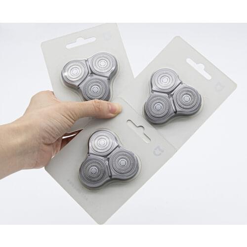 Xiaomi Mijia Replacement Shaver Head Razor Blade of Xiaomi S500 Electric Shaver 3D Head Dual Blades
