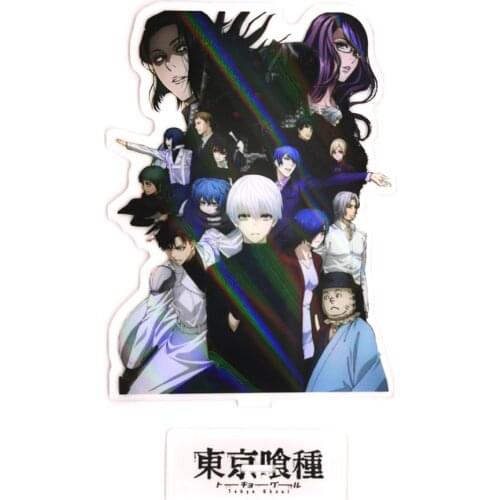 Tokyo Ghoul Kaneki Ken Kirishima Touka Shuu Rize Saiko Kuki acrylic standee figurines cake topper anime desk decoration