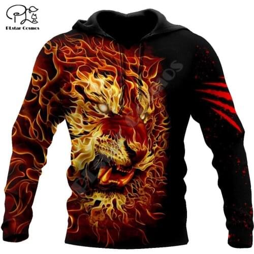 PLstar Cosmos Beautiful Tiger 3D Printed Animal Hoodies Sweatshirts Zip Hooded For Men And Women Casual Streetwear Style-T07