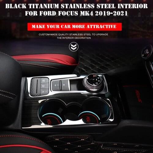 Interior Mouldings For Ford Focus MK4 2019 2020 Inner Door Armrest Window Lift Button Side Air Conditioning AC Outlet Vent Cover