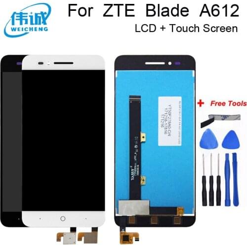 For ZTE Blade A612 LCD Display +Touch Screen Assembly For zte a612 lcd For ZTE Blade A610 A610 Plus lcd sensor lcd+tools