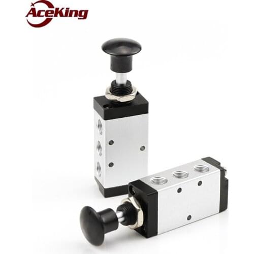 AceKing manual valve 4r210-08 two-position five-way 4r310-10 4r410-15 4r110-06 manual mechanical switch directional valve