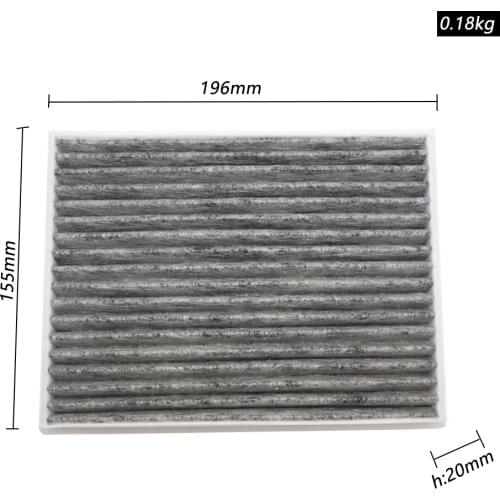 Car Cabin Filter for GREAT WALL HOVER H5 H3 2.0L/2.0T/2.0TDI/2.4L/2.5TDI 8104400-BK00XA