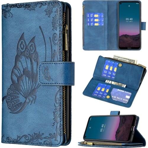 Retro Book Wallet Phone Cover For para Nokia 5.4 Silicone Case Mobilephone Covers sFor Nokia para 3.4 Capinha Shell Case Ajax