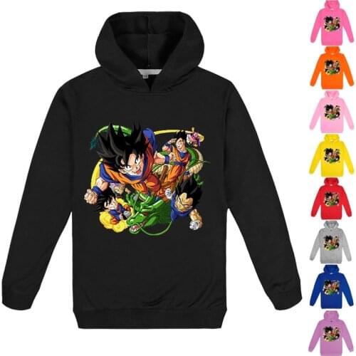 Children Wukong Jacket Goku Vegeta Hoodies Kids Boys Clothes Baby T Shirts for Girls Tops Clothes Baby Hooded Outwear