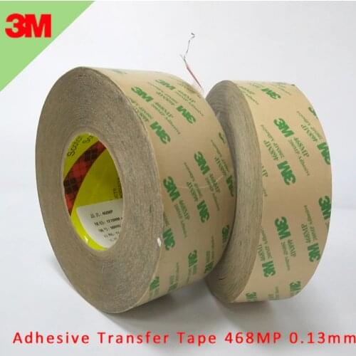 3M 200MP Series 0.13MM thick clear 468MP Double Sided Adhesive Transfer Tape