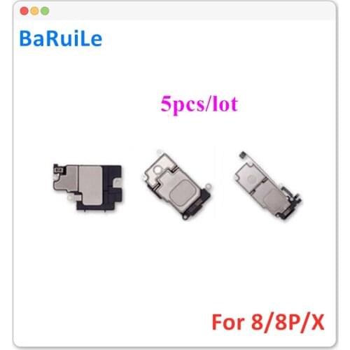 BaRuiLe 5pcs Loudspeaker Flex Cable for iPhone 8 Plus X 8X 8P Loud Speaker Sound Ringer Buzzer inner Ringtone Replacement Parts