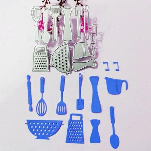 Kitchen equipment Metal Cutting Dies for DIY Scrapbooking Album Paper Cards Decorative Crafts Embossing Die Cuts