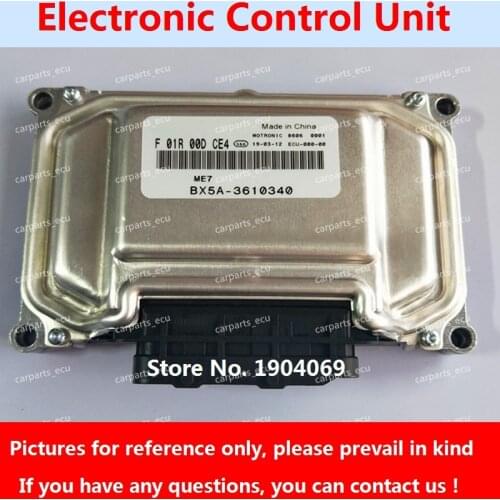 Engine Computer Board F01R00DM58 F01RB0DM58 B12-3610250 ME7 ECU F01R00DCE4 F01RB0DCE4 BX5A-3610340 For Dongfeng Joyear Car