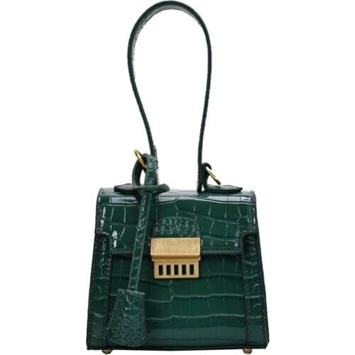 Fashion Exquisite Shopping Bag Retro Casual Women Totes Shoulder Bags Female PU Leather Solid Color Chain Handbag for Women