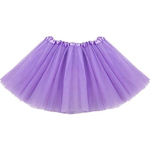 Fashion Sweet Girls Skirt Net Yarn Mini Girls Tutu Skirt Dance Wear Princess Ball Gown Skirt 7 Colors