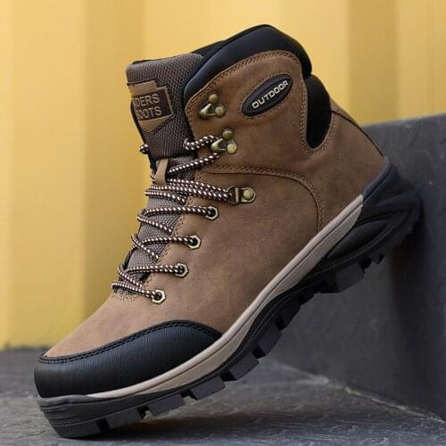 Casual Sneaker Zapatos De Hombre Causal Shoes For Men Leather Mens Sneakers Leisure Mens Wear Boots Black